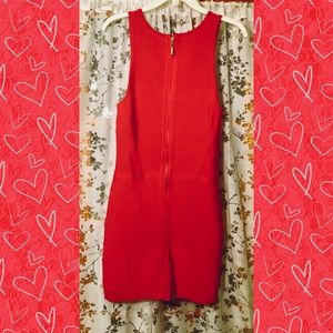 bebe Women’s Bandage Mini Dress - Red